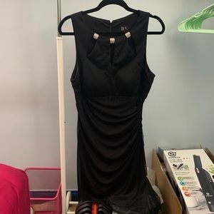 Sparkly little black dress
